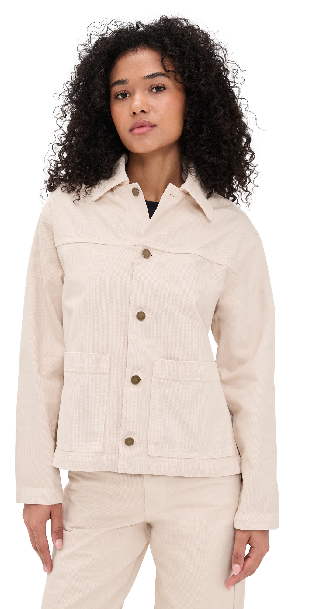 Enza Costa Field Jacket Beige In Brown