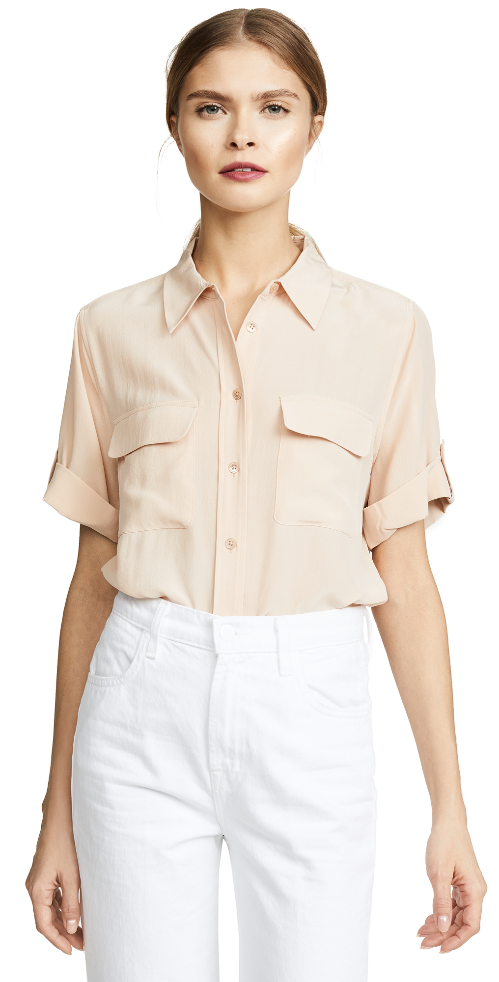 Equipment short sleeve blouse Clearance