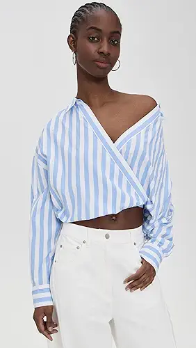 Essentiel Antwerp Hare Wide Wrap Shirt