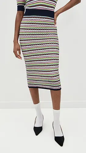 Essentiel Antwerp Himpact Striped Skirt