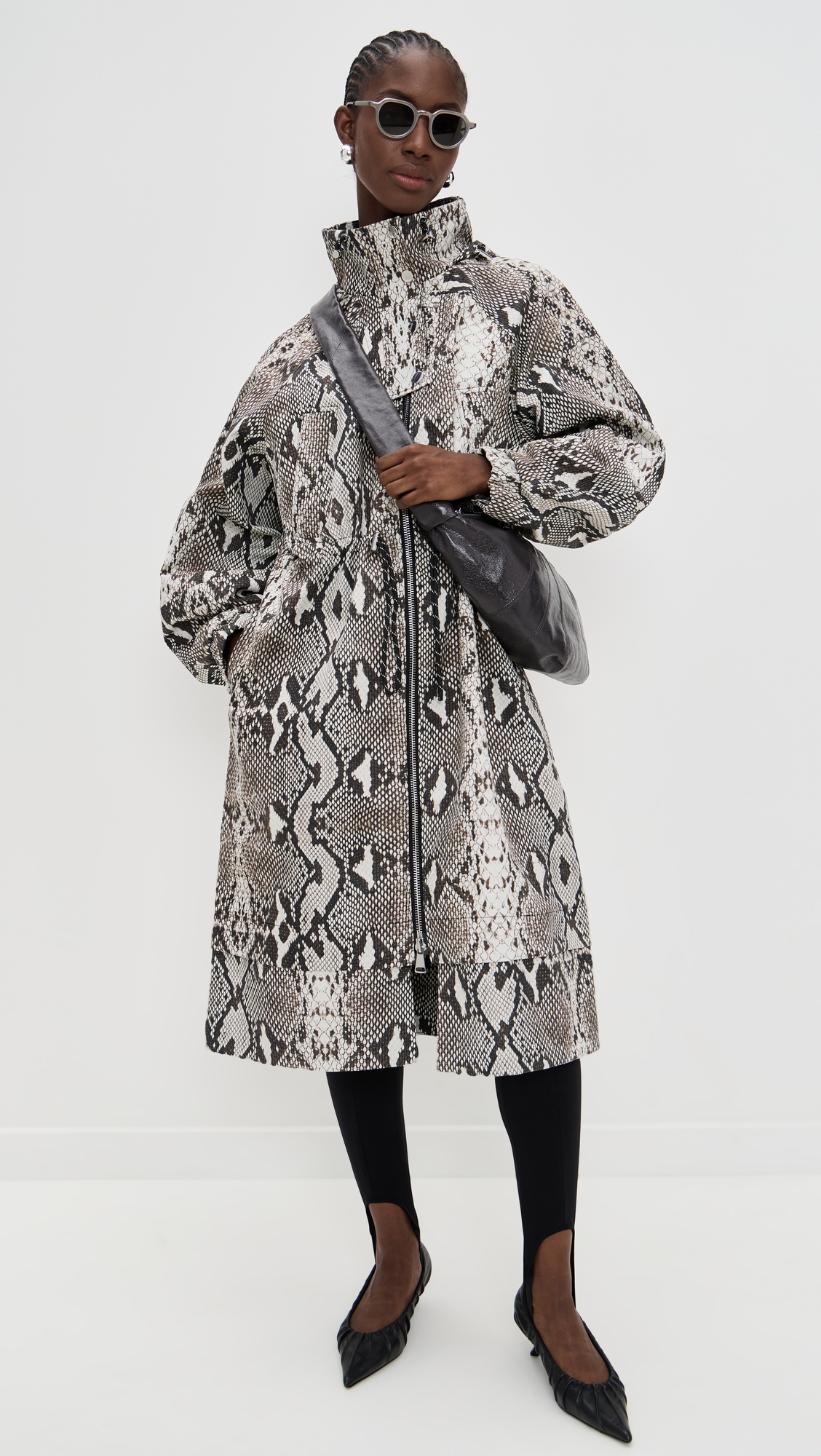 Essentiel Antwerp Identify Oversized Rain Coat thumbnail