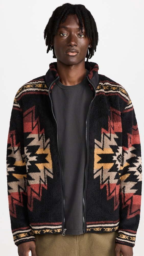 Good feather sherpa full zip clearance