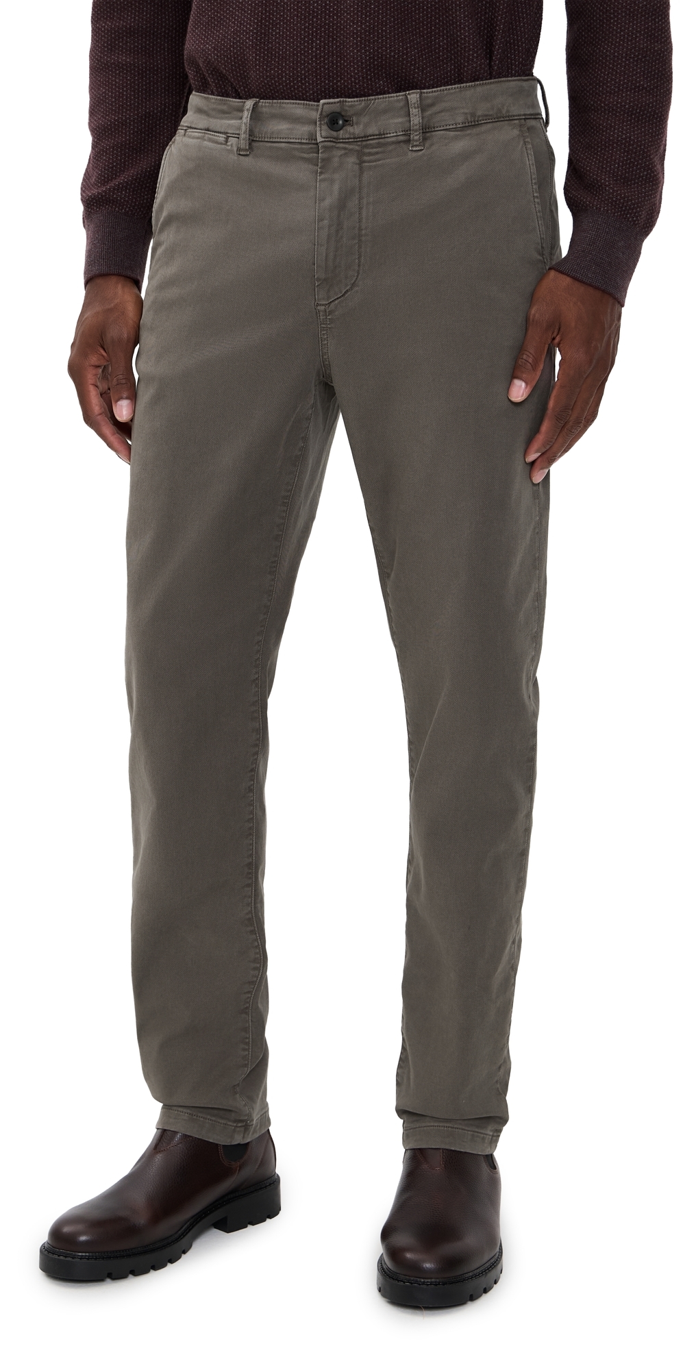 Faherty Coastline Chinos Alpine Brown In Green