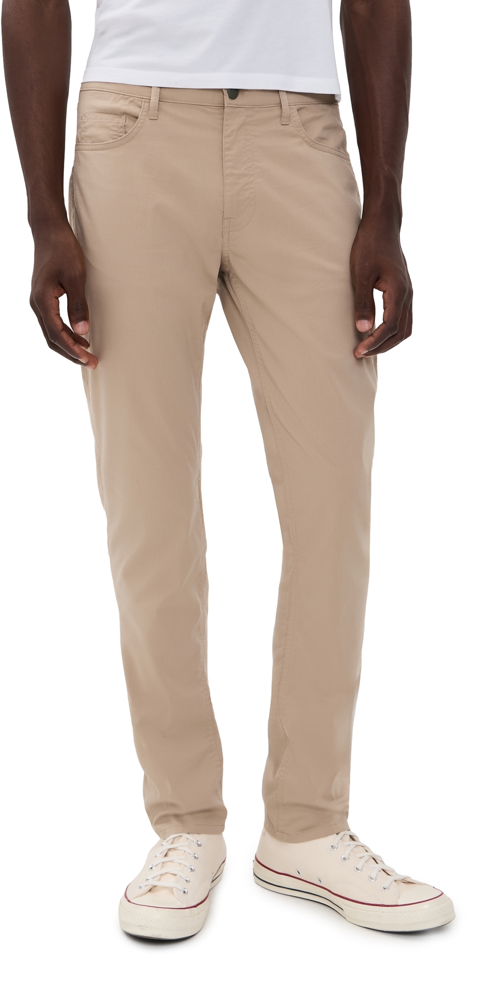 Faherty Movement 5 Pocket Pants 32 Island West Khaki In Neutral