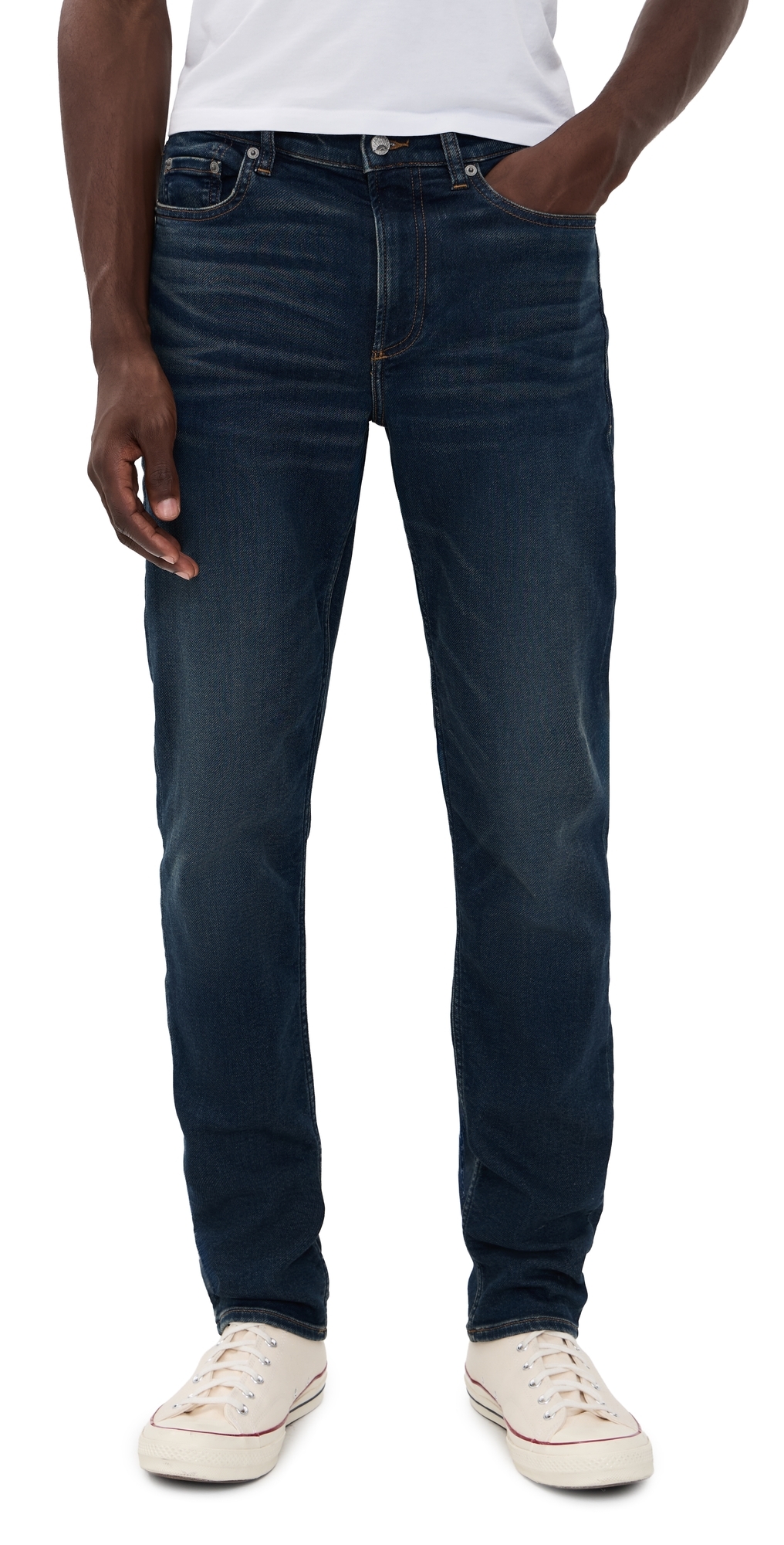 Faherty Stretch Terry Indigo 5 Pocket Jeans 32 Belmar Coast Wash In Blue