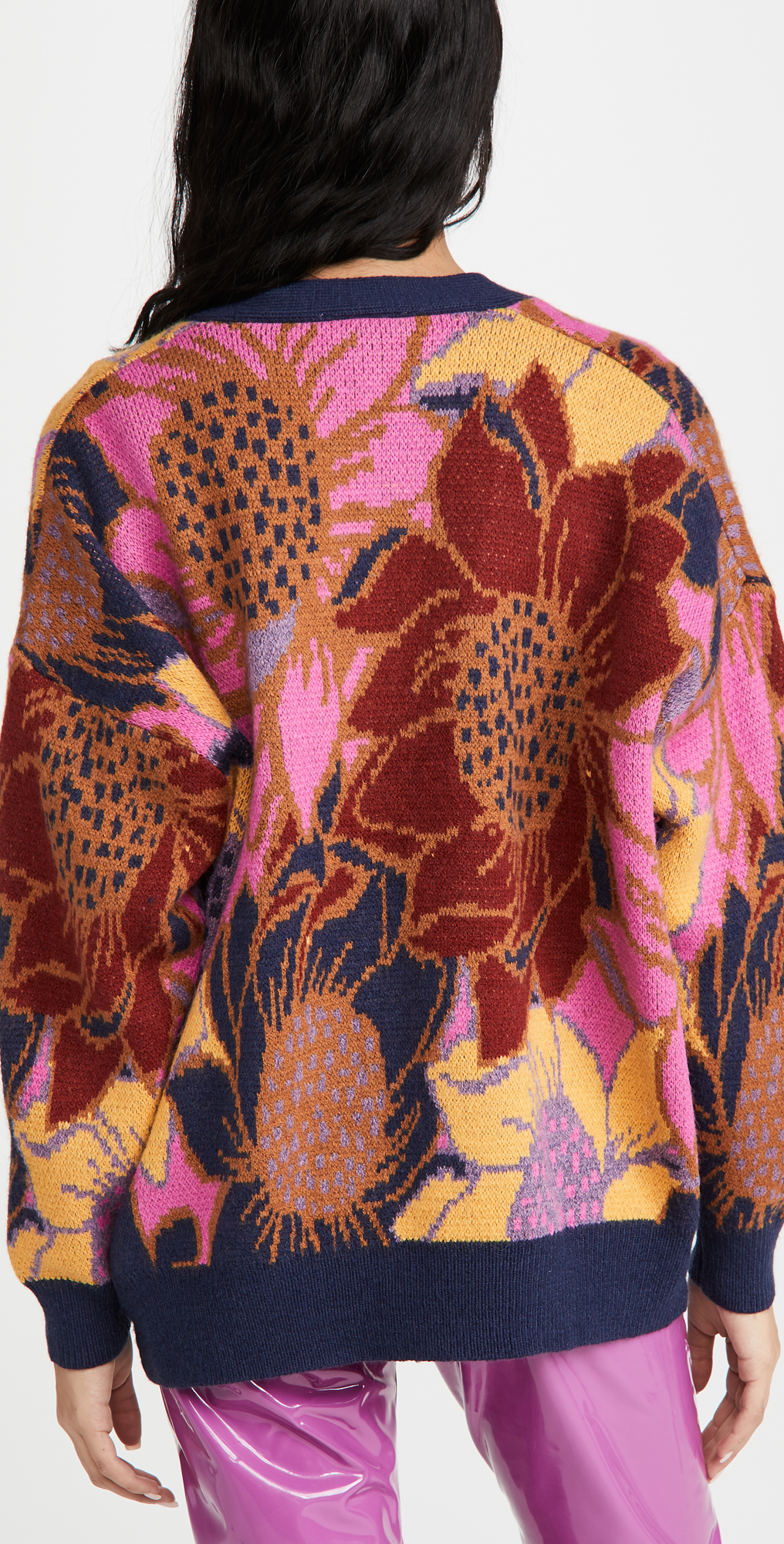 farm rio floral dots cardigan