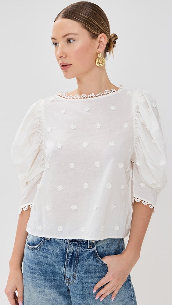 Off-White 3D Flowers Blouse