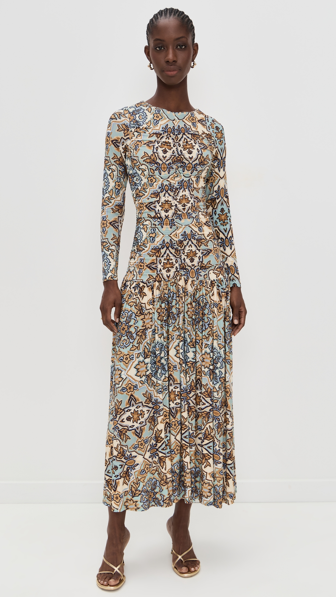 FARM Rio Long Sleeve Maxi Dress thumbnail