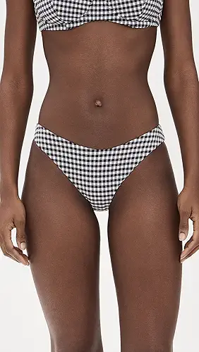 Frankies Bikinis Catalina Seersucker Gingham Bottoms