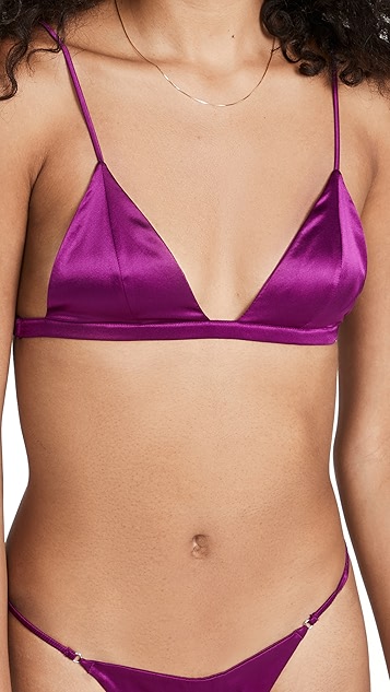 Luxe triangle bra clearance