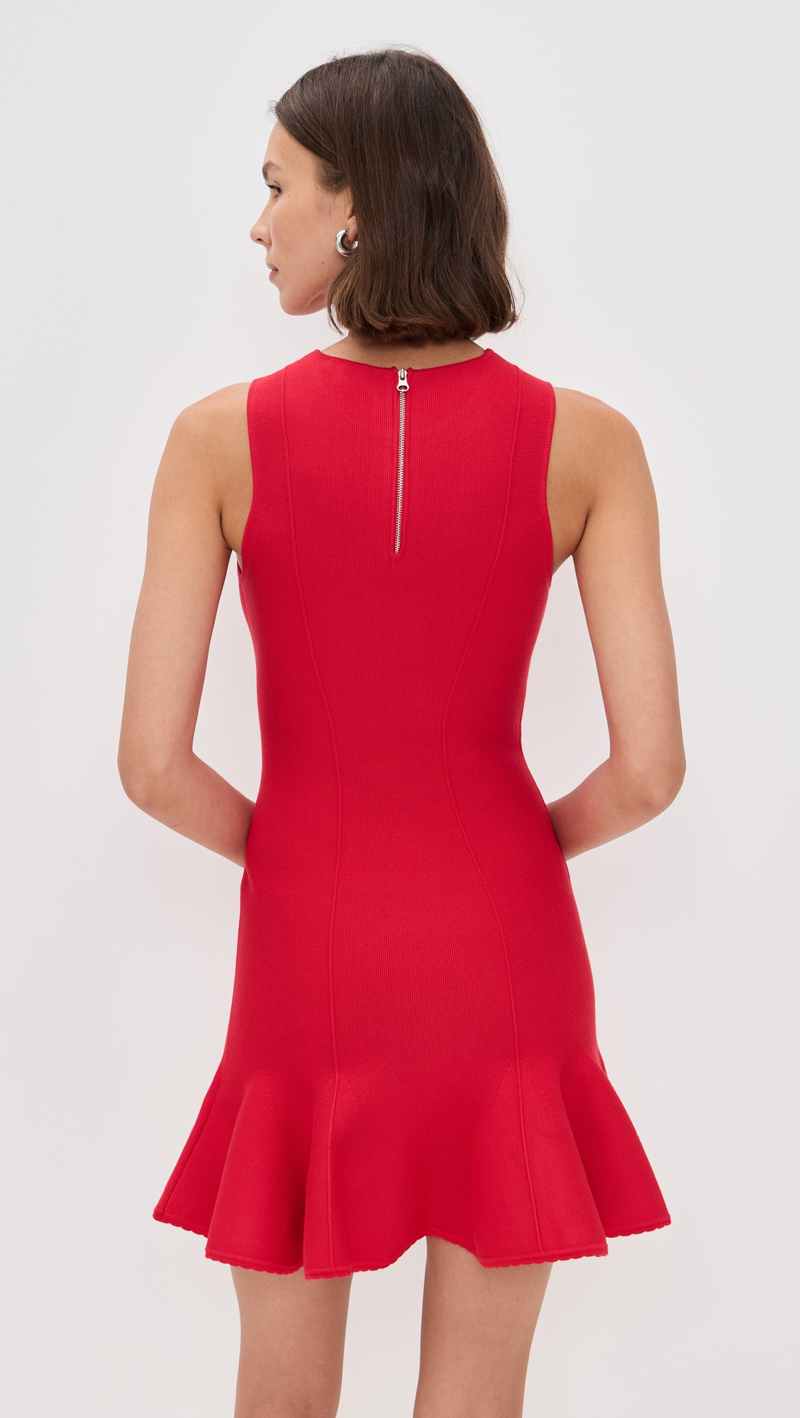 Fleur du Mal Dropped Waist Knit Corset Dress thumbnail