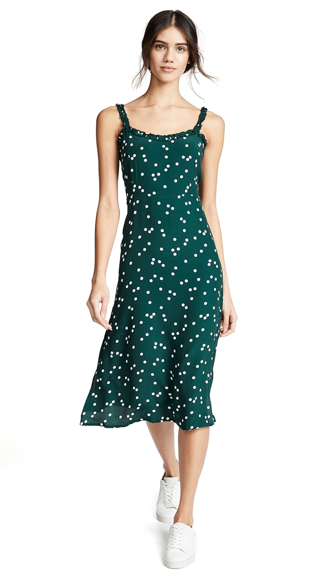 faithfull gizele midi dress