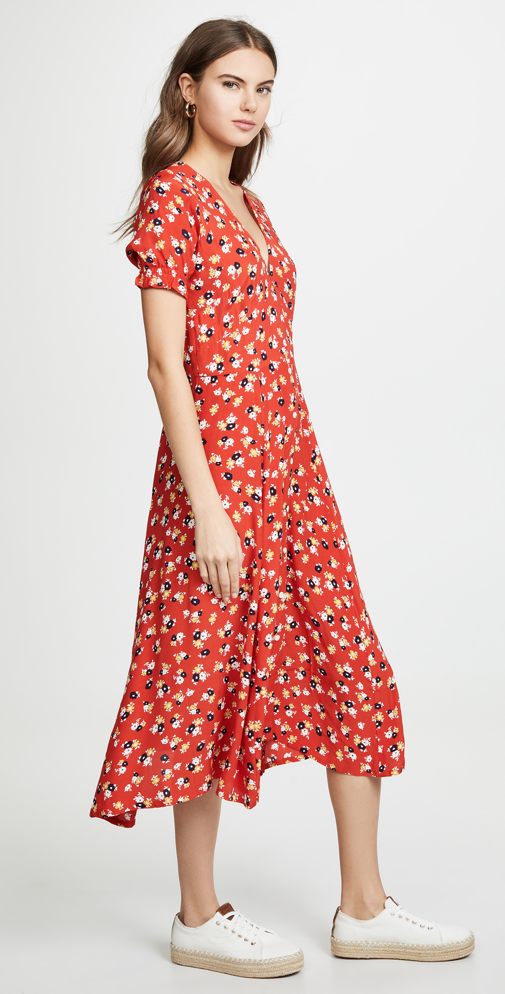 Ari midi dress faithfull the brand clearance