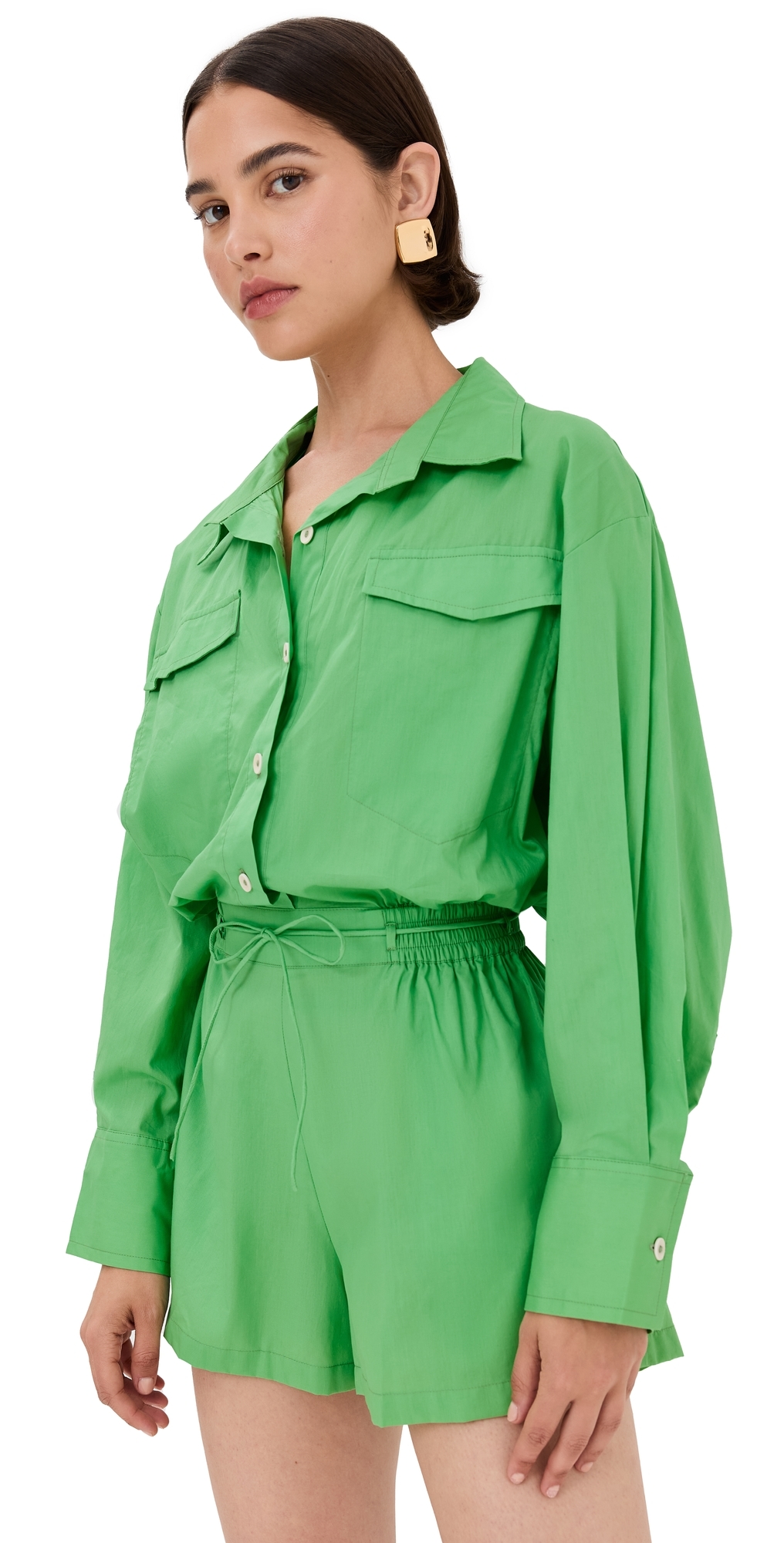 Faithfull The Brand Isole Playsuit In Apple