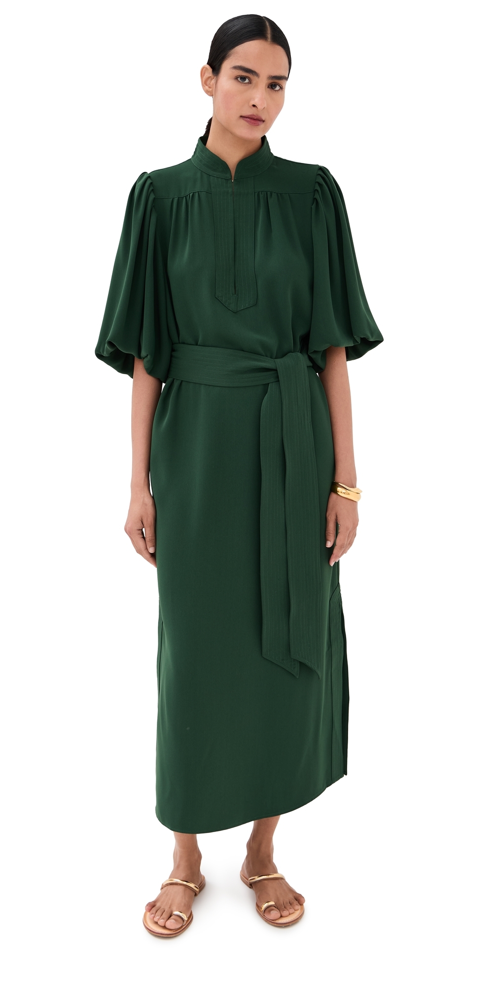 Figue Dani Dress Alpine Green In Green