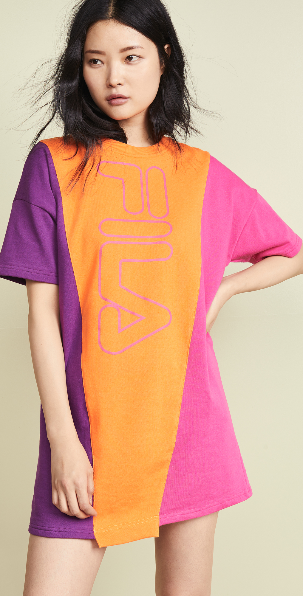Orange fila dress clearance