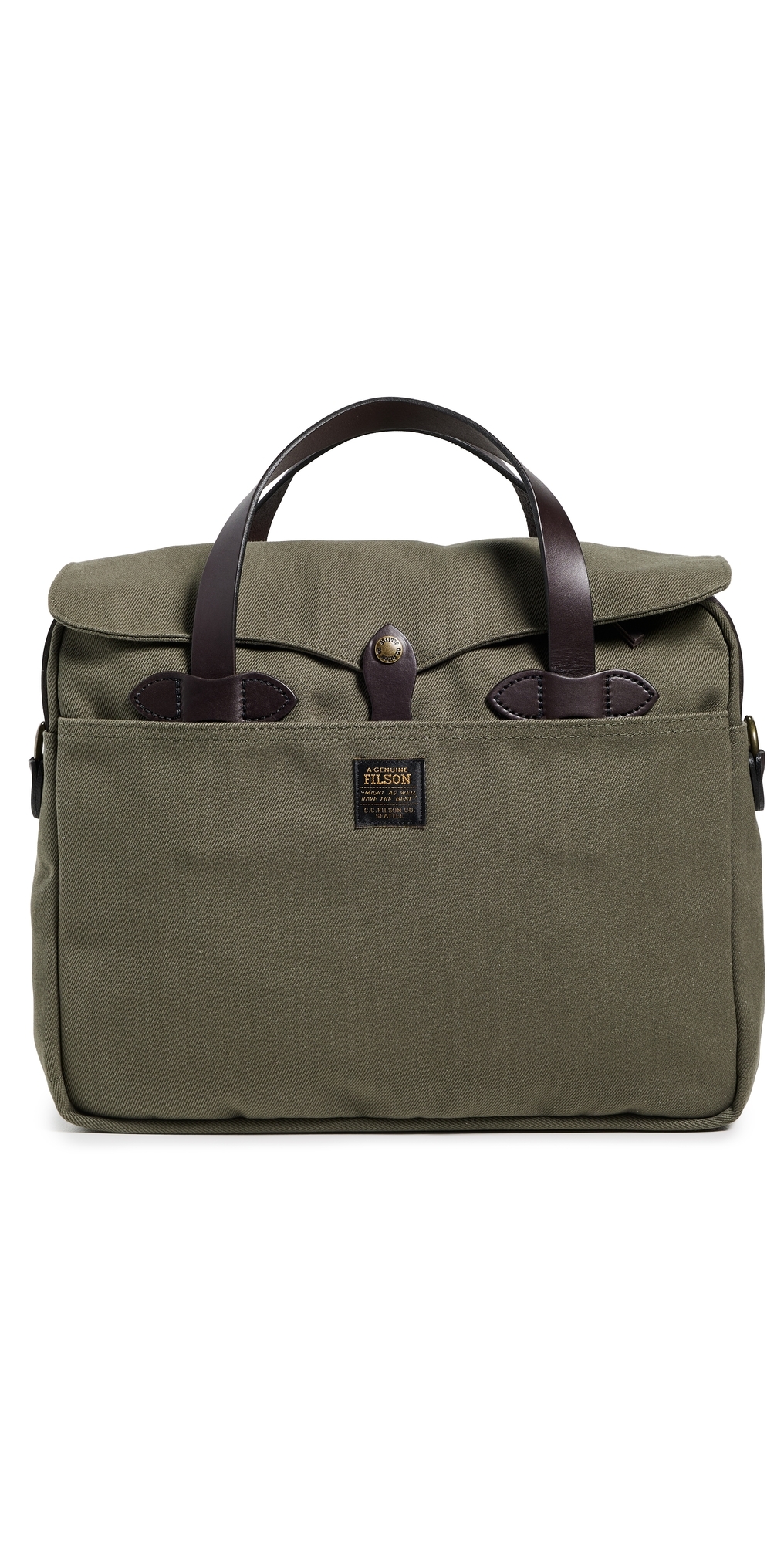 Filson Rugged Twill Original Briefcase Otter Green
