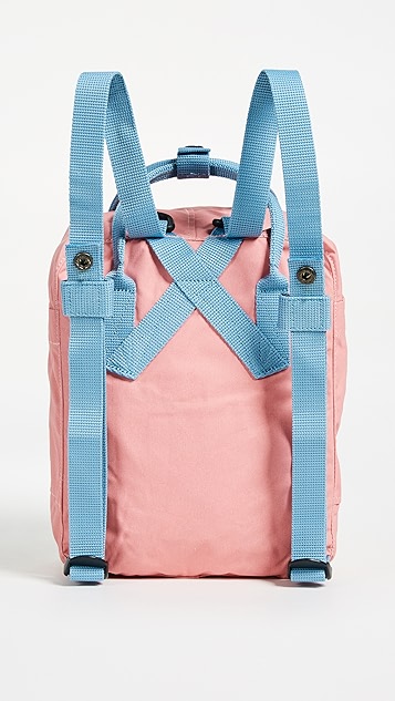 kanken mini pink air blue