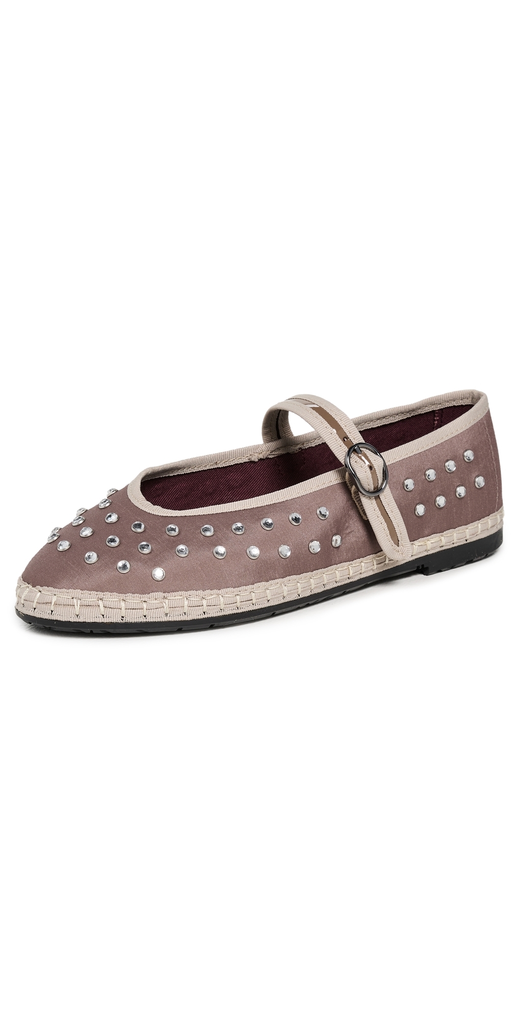 Flabelus Mae Mary Jane Flats Gray In Gray