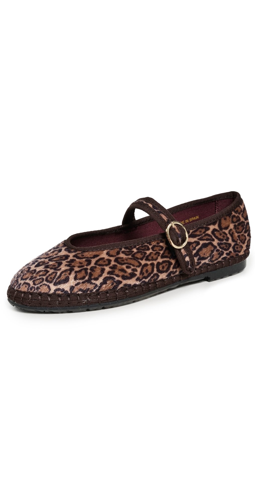 Flabelus Pierre Leopard Flats Leopard In Brown