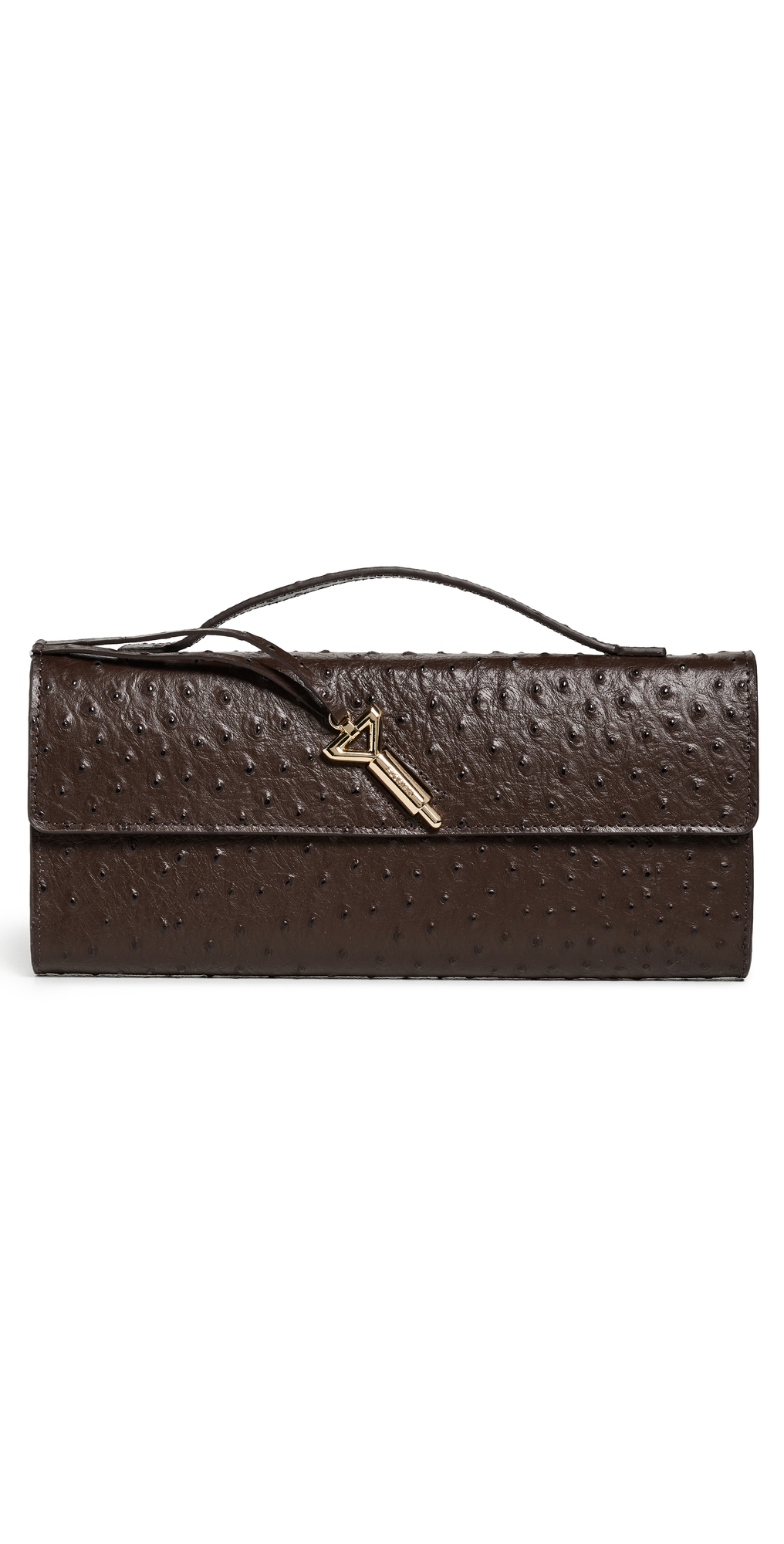 Florian London Anya Clutch Brown In Brown