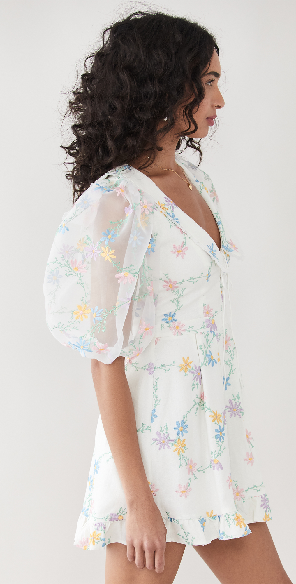 for love & lemons majorie mini dress