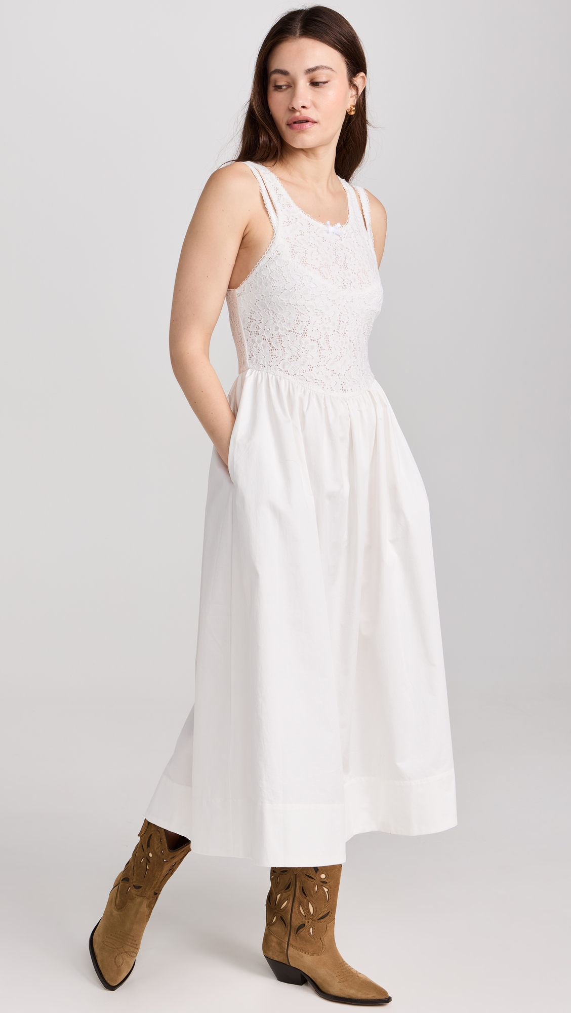 For Love & Lemons Mandy Midi Dress thumbnail