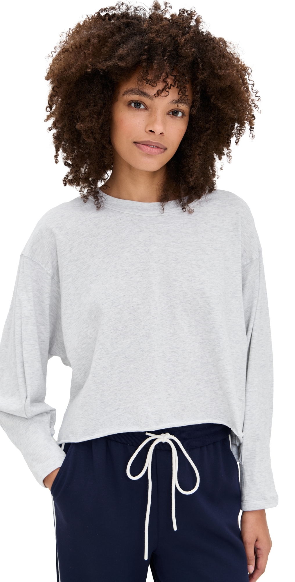 Fp Movement Inspire Layer Top Heather Grey In Gray