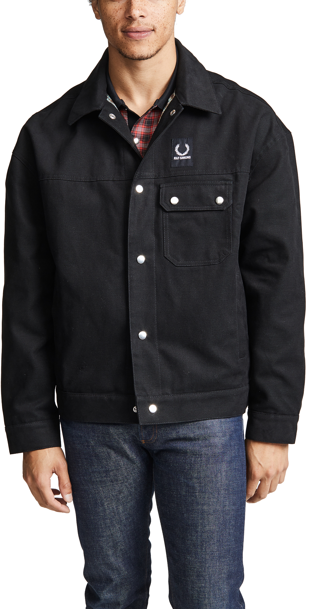 fred perry denim jacket