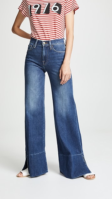 frame denim palazzo pants