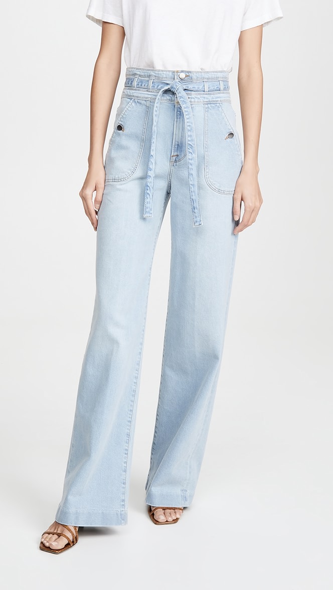 waist tie jeans