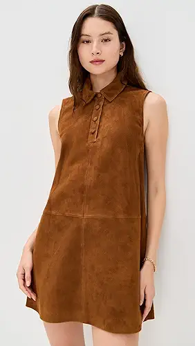 FRAME The Suede City Shift Dress