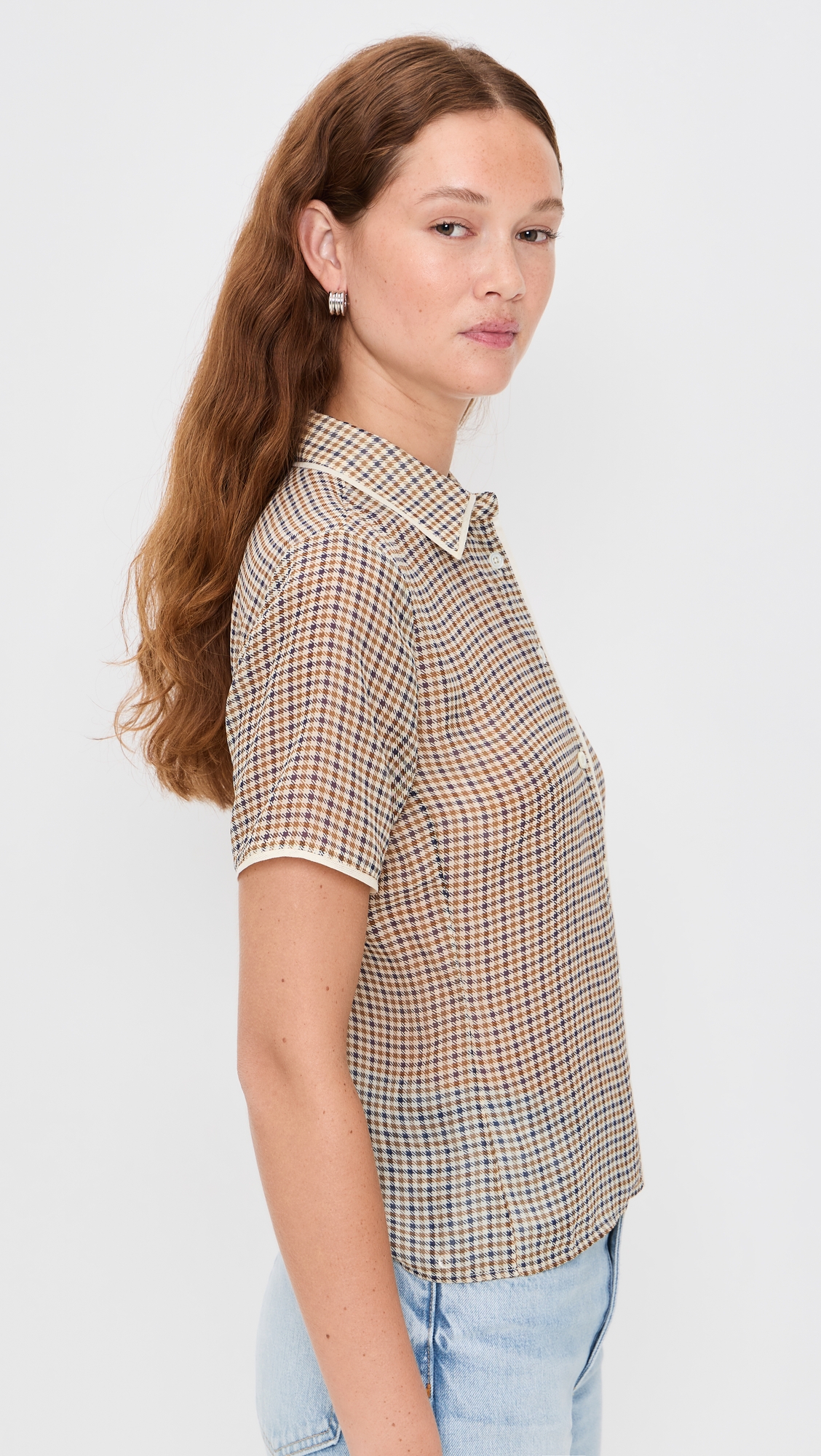 FRAME The Houndstooth Top thumbnail
