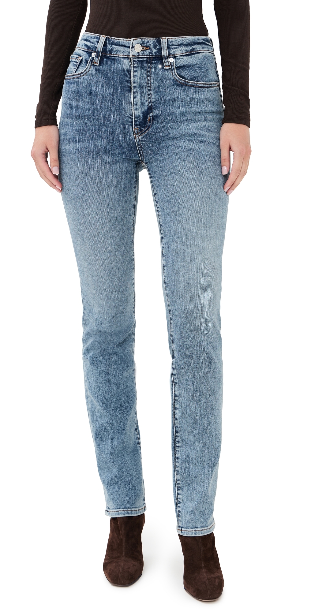 Frame The Pencil Jeans Crave In Blue