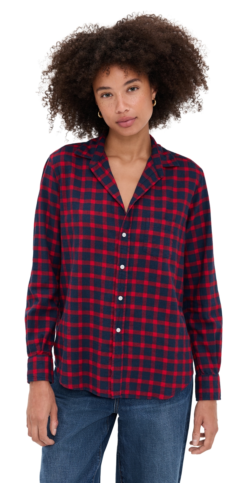 Frank & Eileen Relaxed Button-up Shirt Rdbp In Black