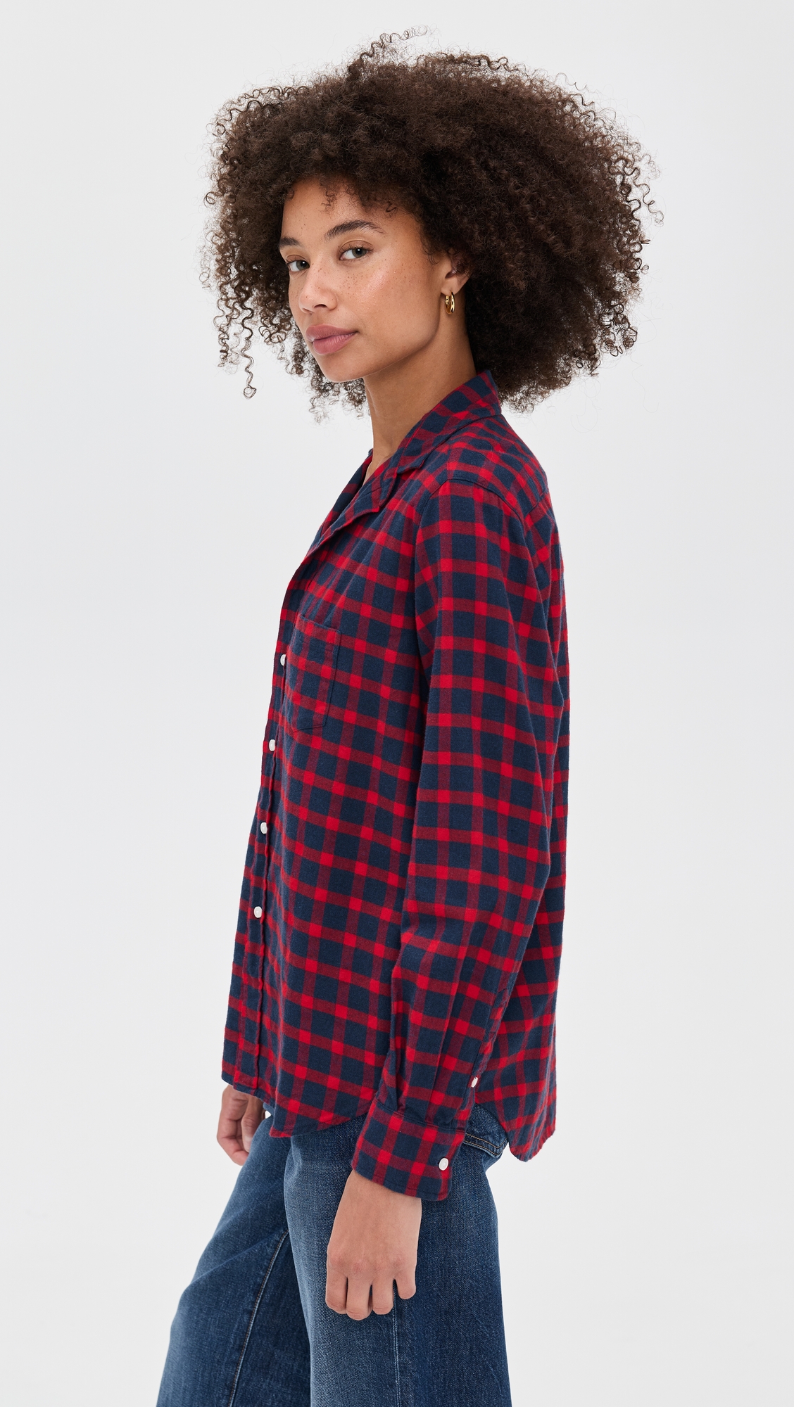 Frank & Eileen Relaxed Button-Up Flannel Shirt thumbnail