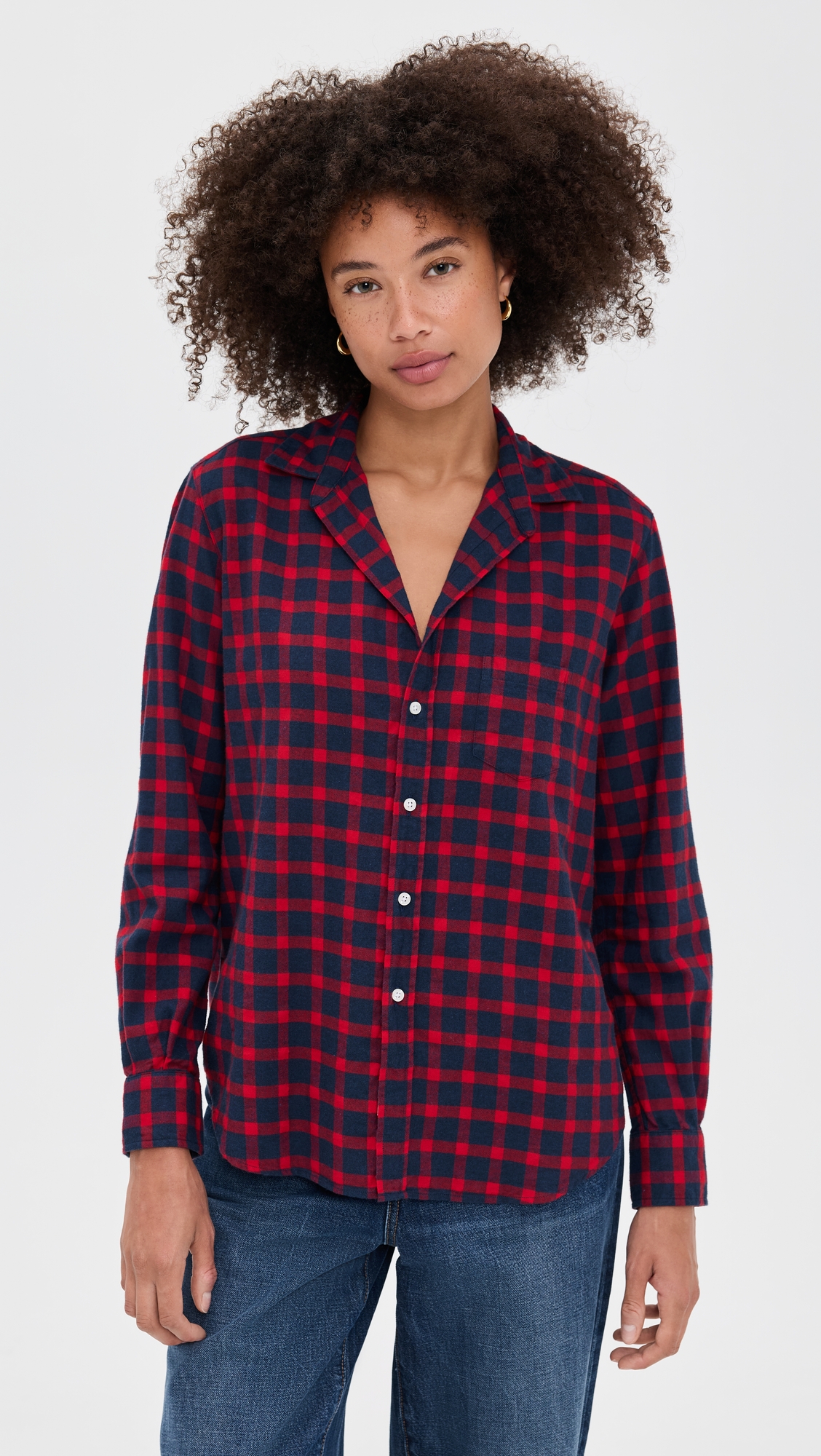 Frank & Eileen Relaxed Button-Up Flannel Shirt thumbnail
