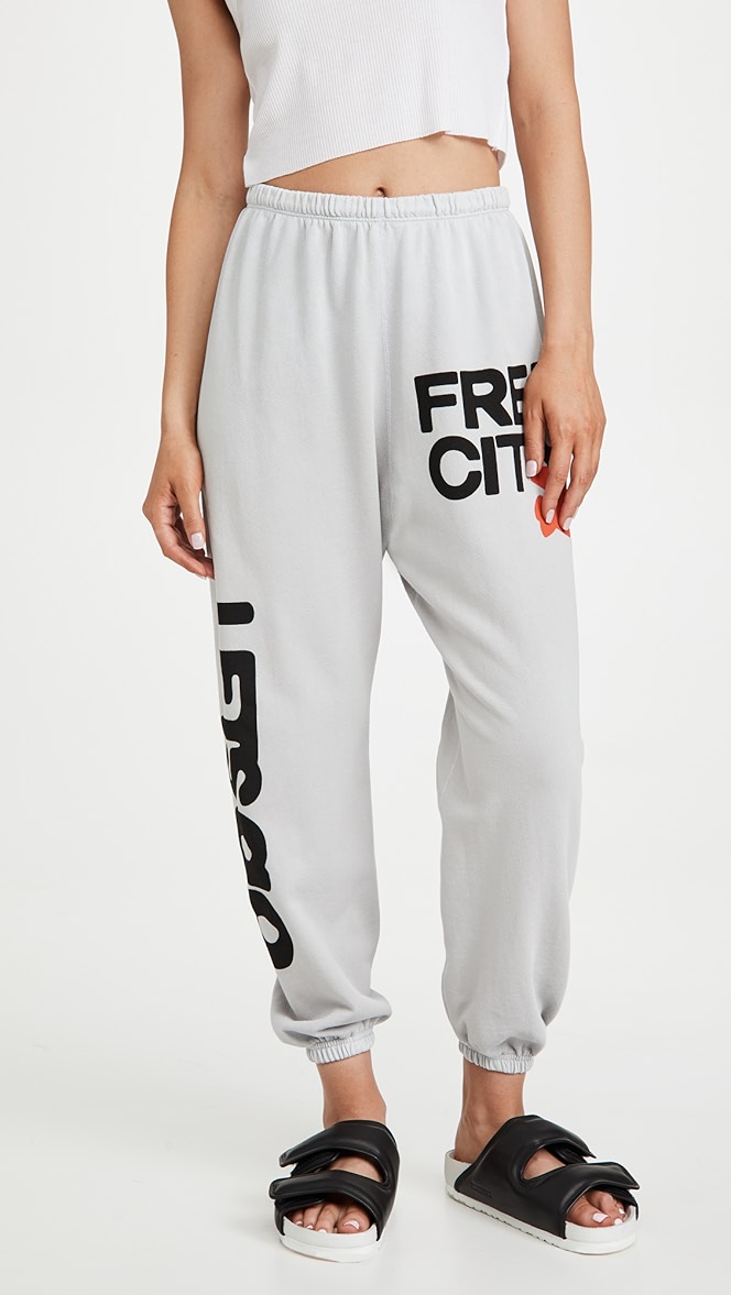 Free city let's go sweatpants clearance