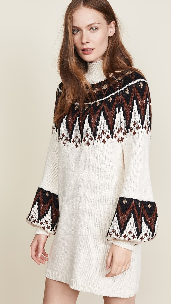 Free people scotland sweater dress clearance