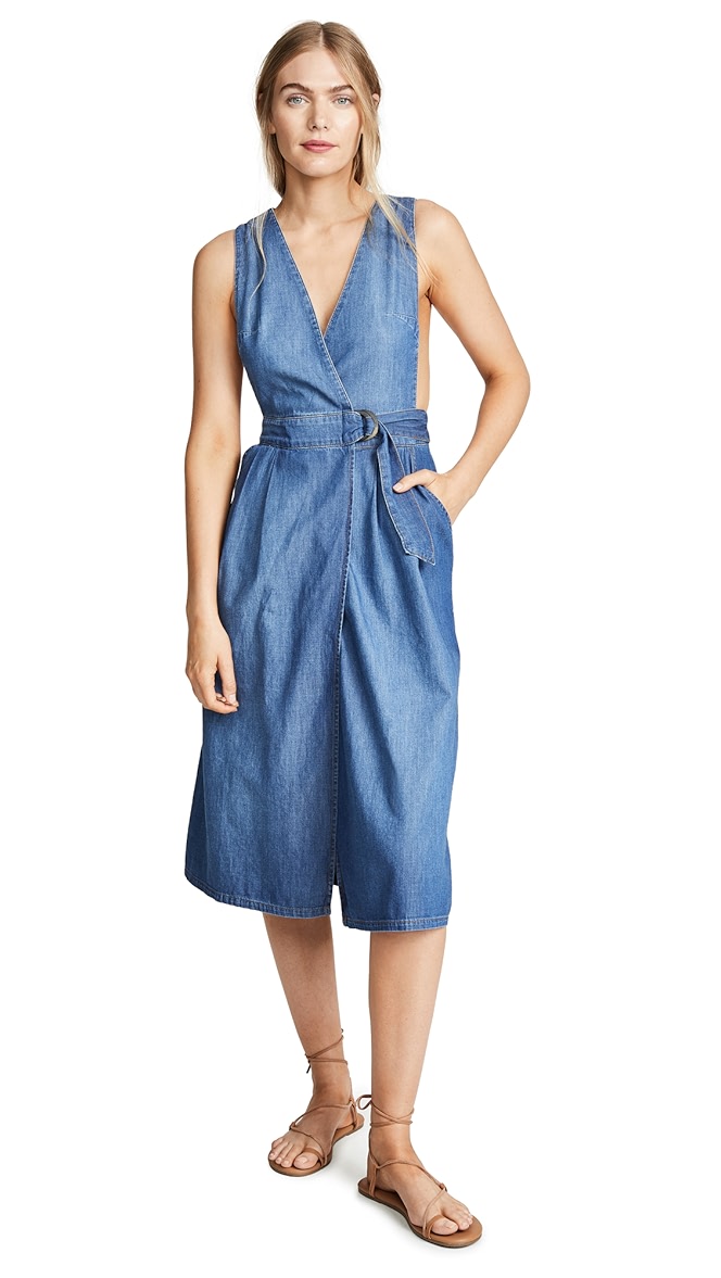 free people keeping my cool denim dress