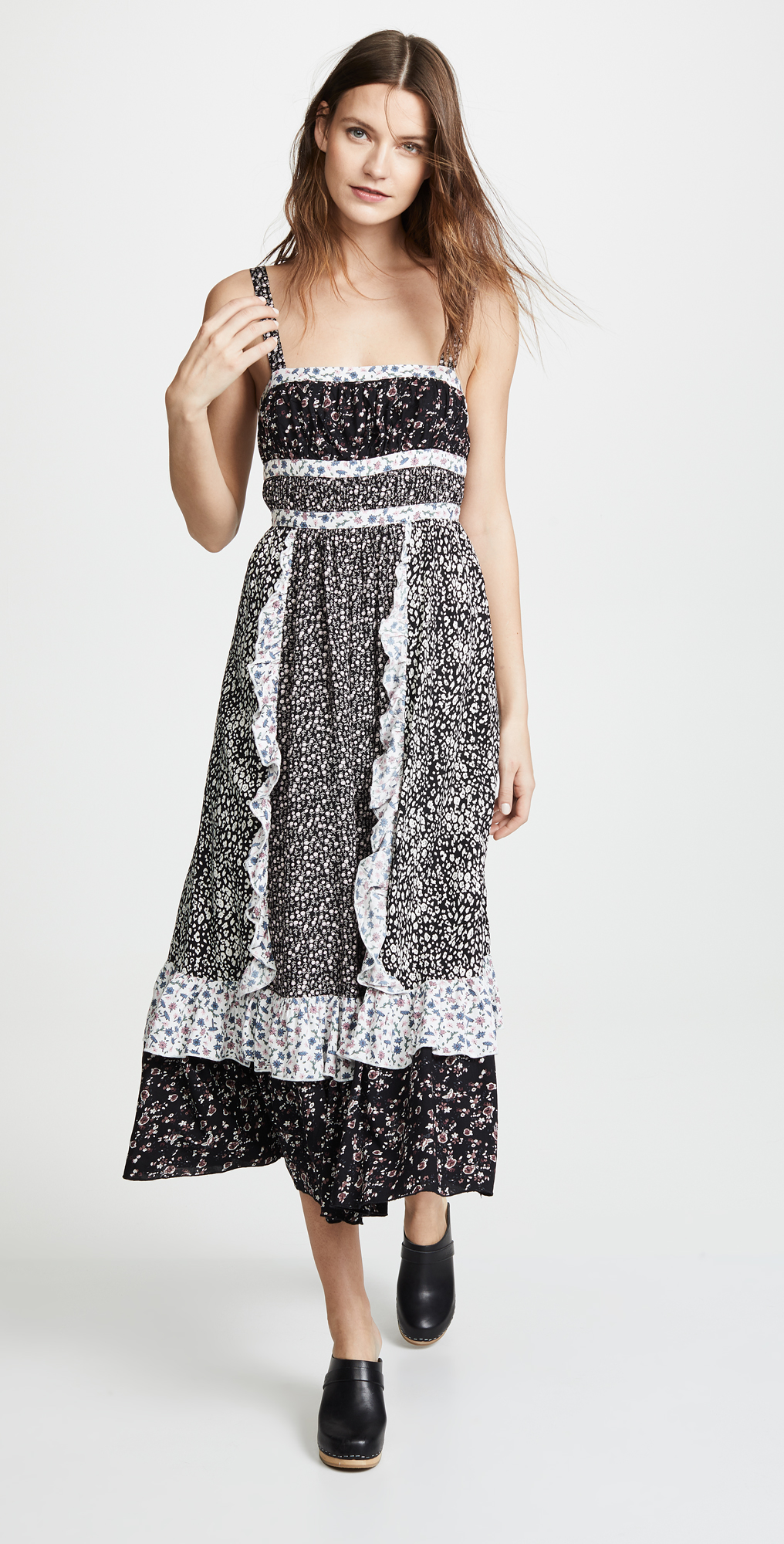 Free people printed yesica maxi dress clearance
