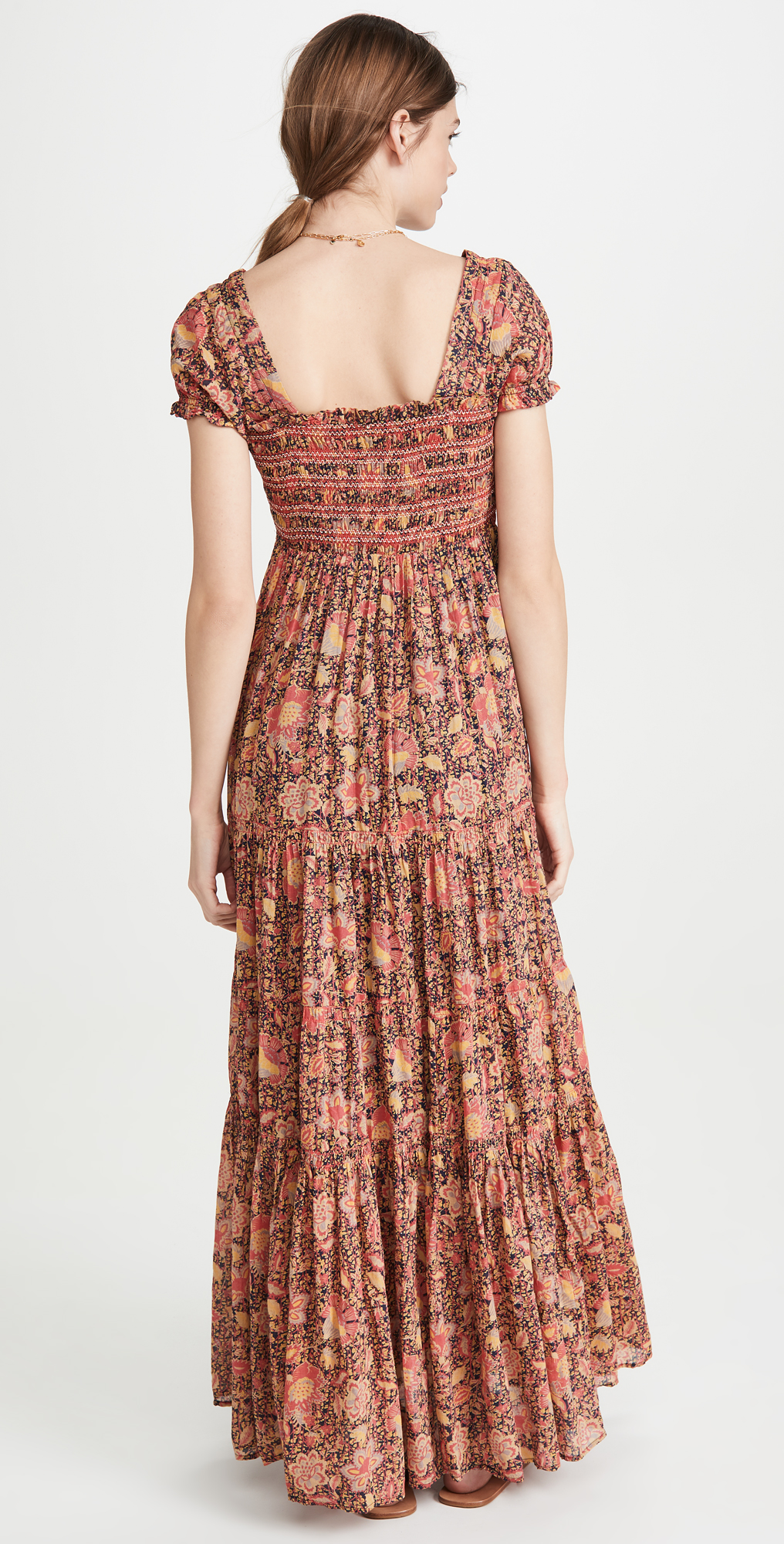 Free people getaway floral tiered maxi dress clearance