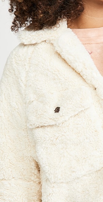 Free people teddy shirt jacket Clearance