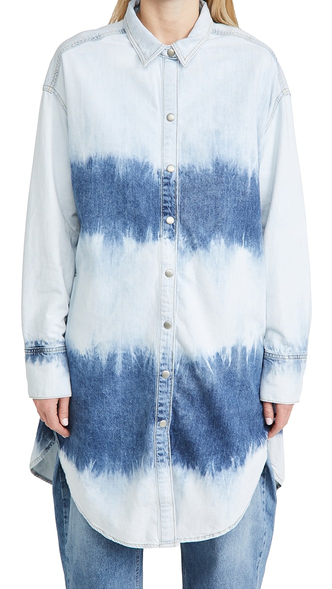 free people denim tunic