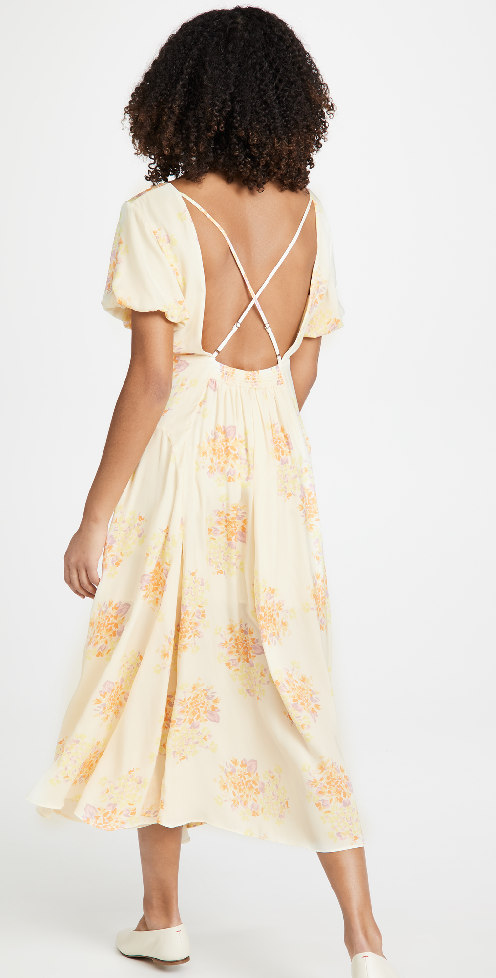 Laura printed midi dress Clearance