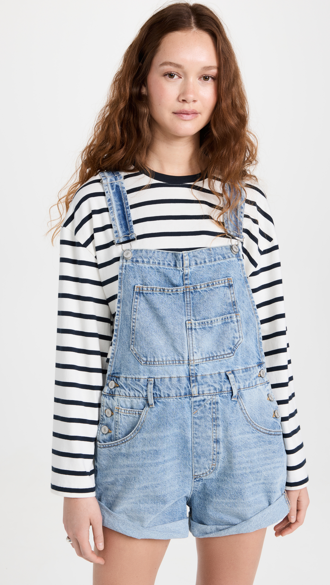 Free People Ziggy Shortalls thumbnail