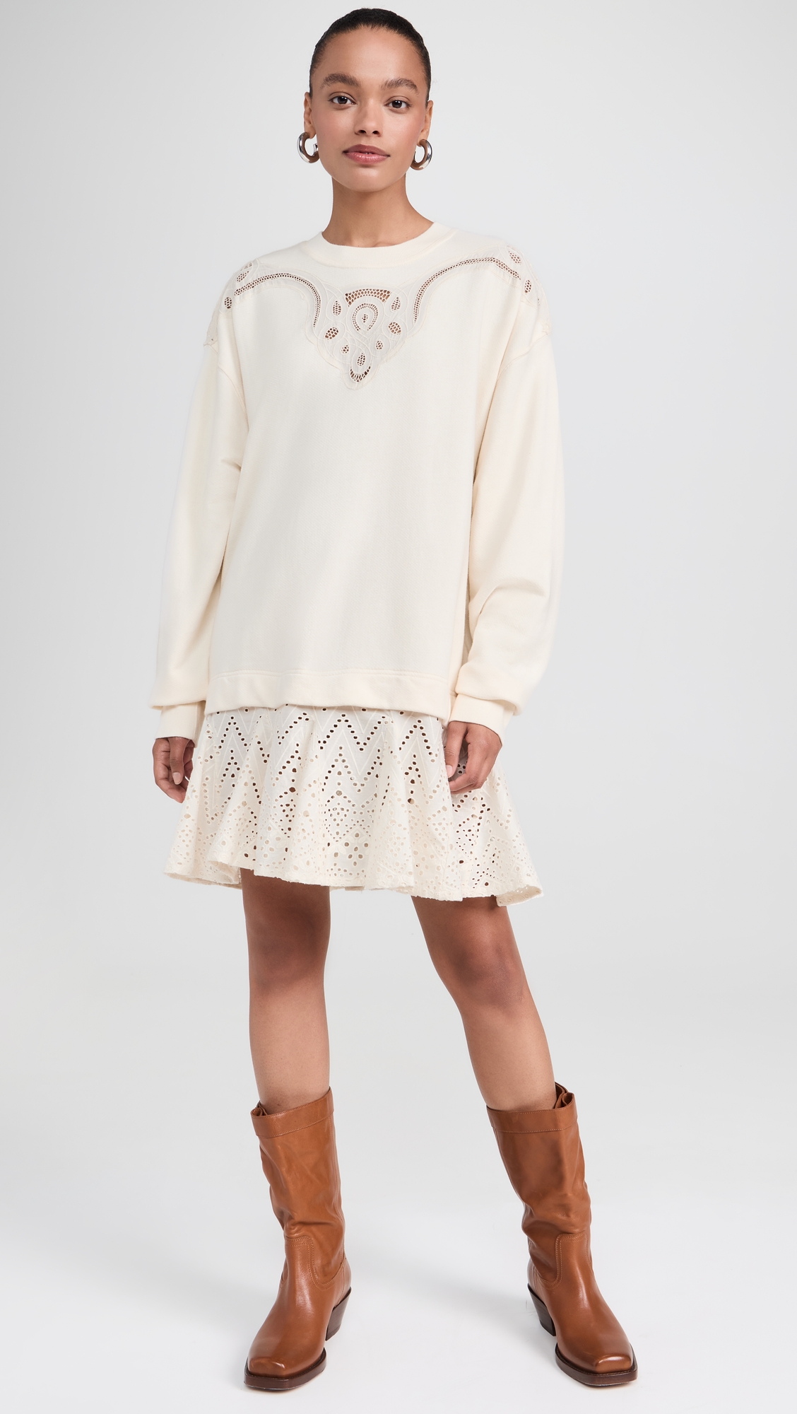 Free People Prairie Sweatshirt Dress