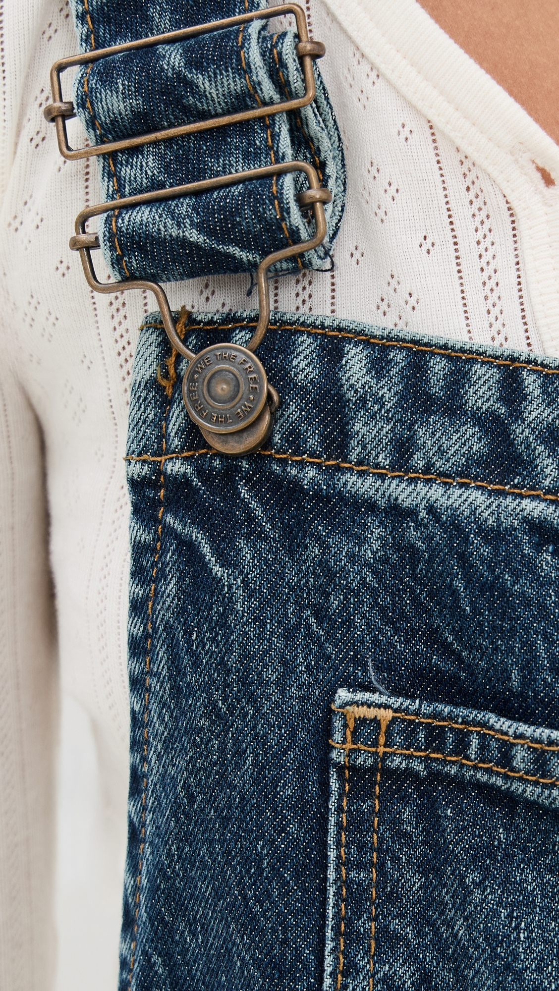 Free People Good Luck Overalls thumbnail