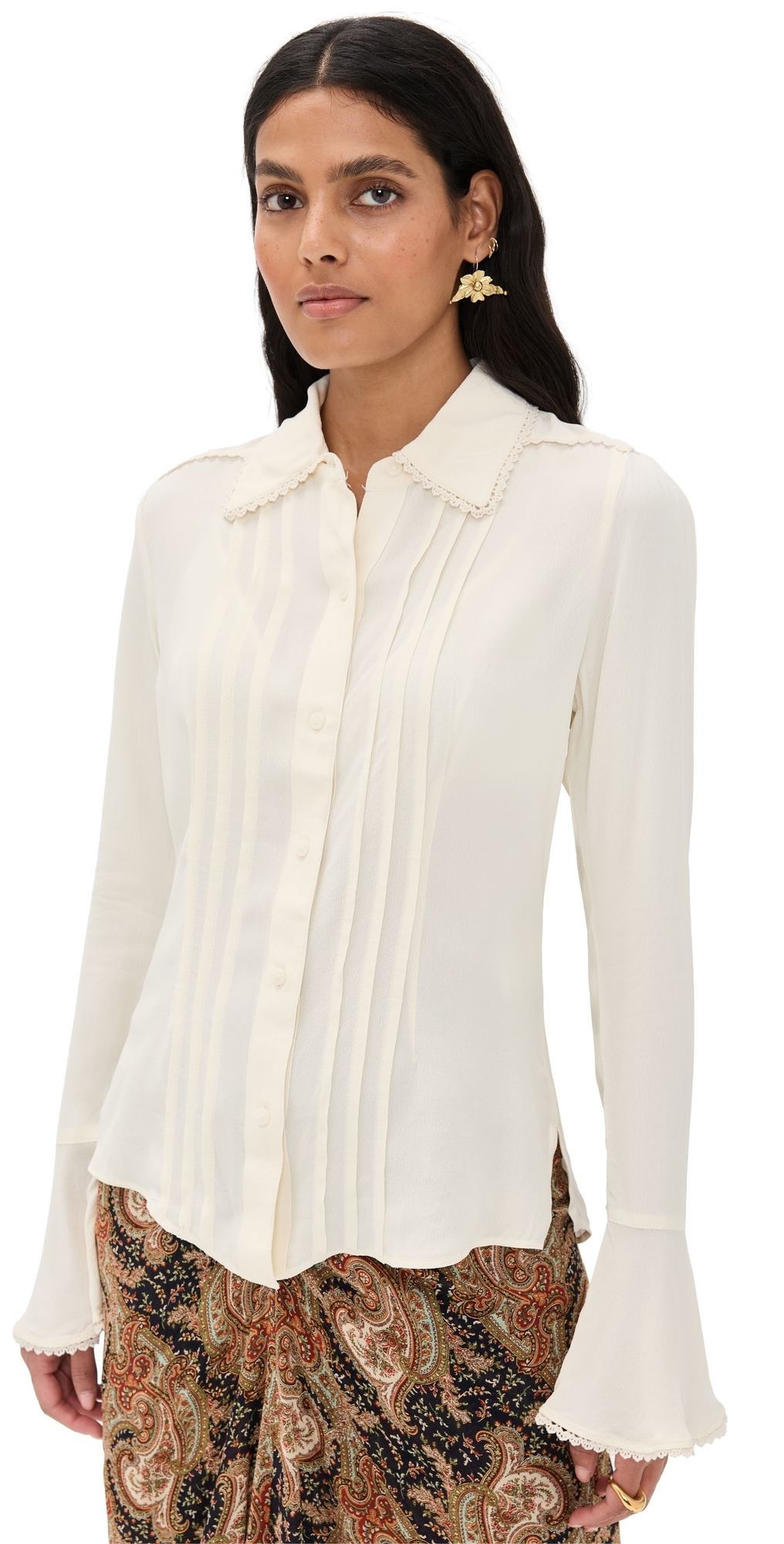 Free People Melrose Top Whisper White In White