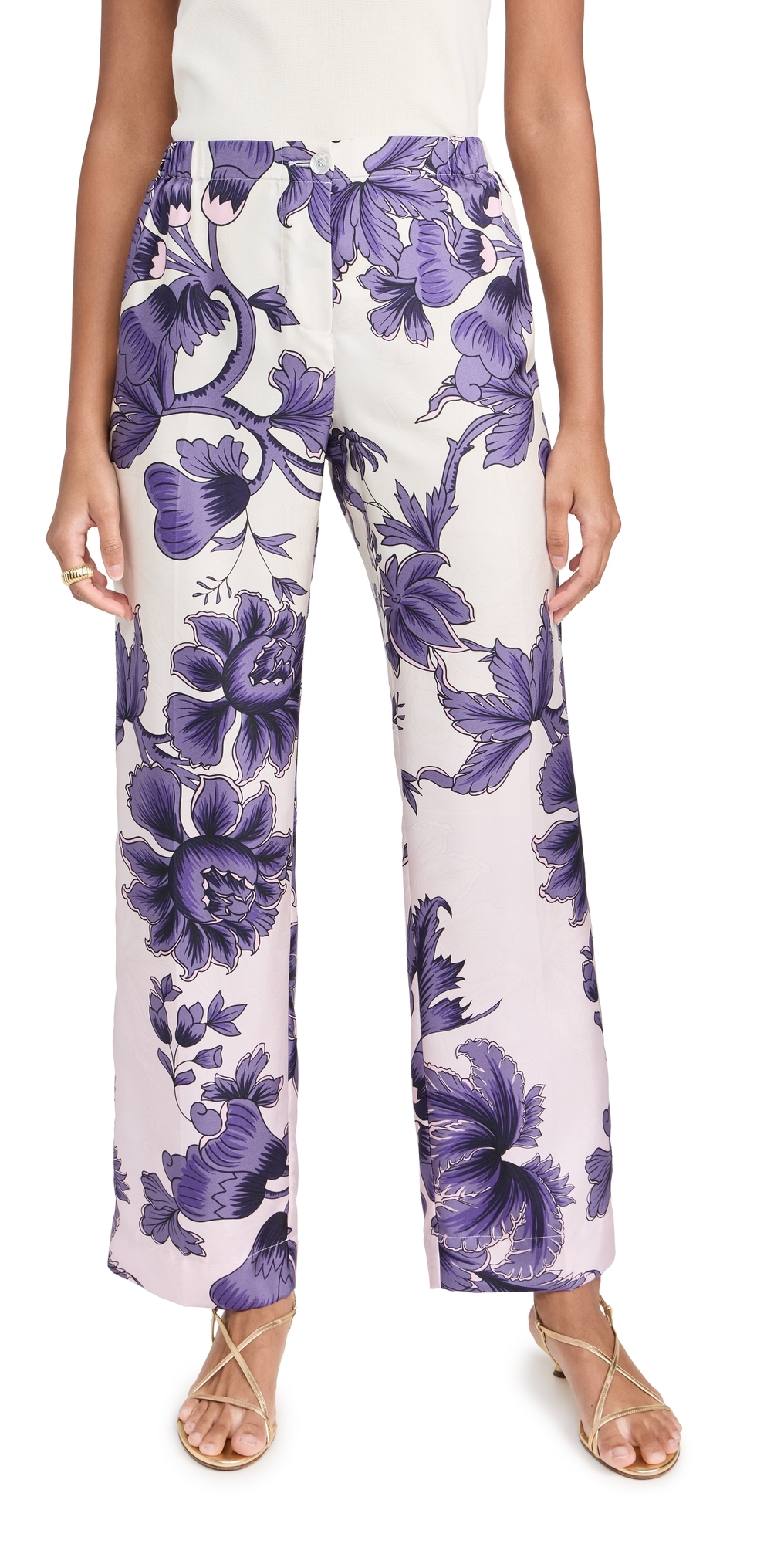 F.r.s For Restless Sleepers F. R.s For Restless Sleepers Etere Pants Palm And Rein Flowers In Palm And Rein Flowers